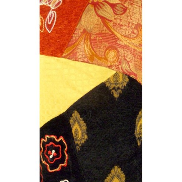 Embroidered patchwork tapestry vintage cardigan jacket - Picture 3 of 5